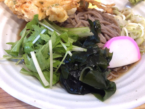 水菜とわかめ.JPG