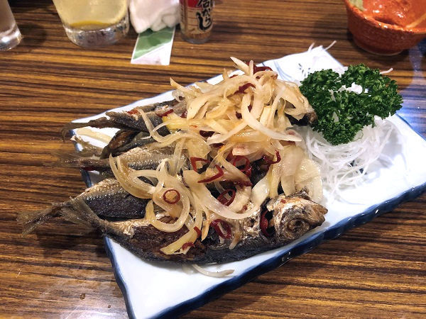 豆あじ唐揚酢.JPG
