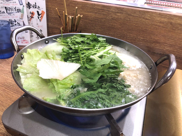 野菜を入れた鶏の水炊き.JPG