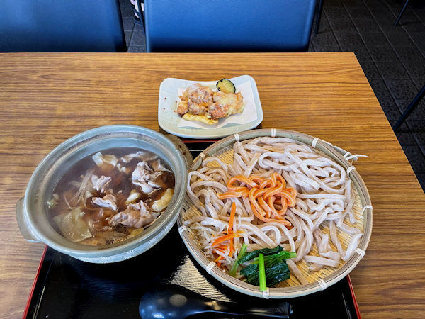 肉汁うどん大盛り＋かしわ天.JPG